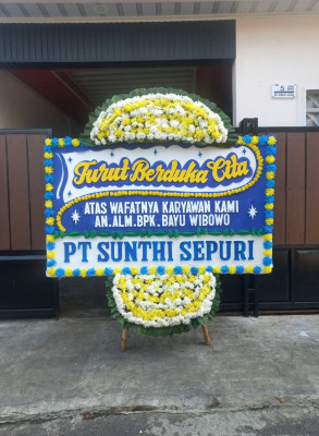 Papan Bunga Duka di Taliabu Selatan